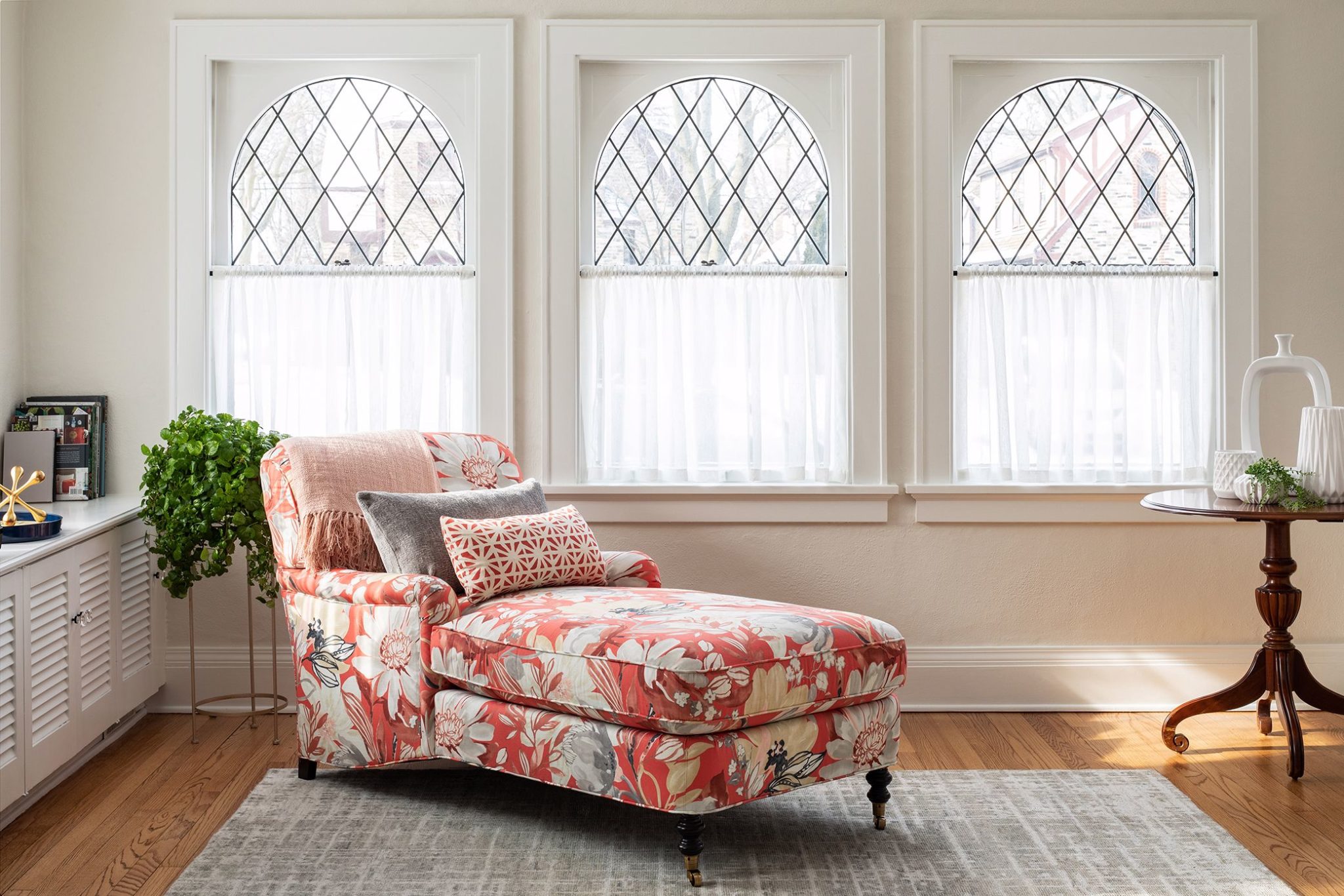 Add whimsy to your space with a chaise lounge