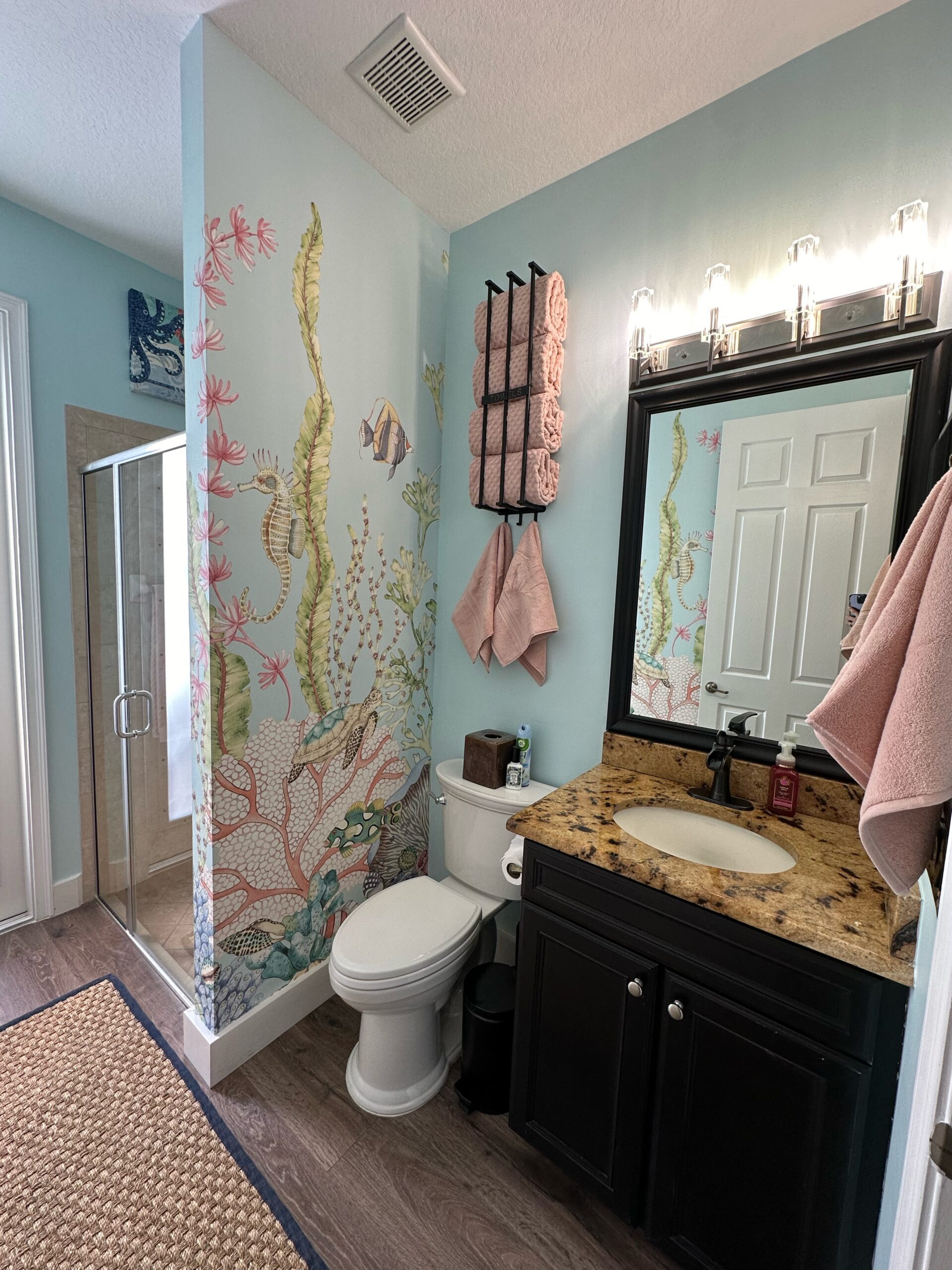 Whimsical Pool Bathroom